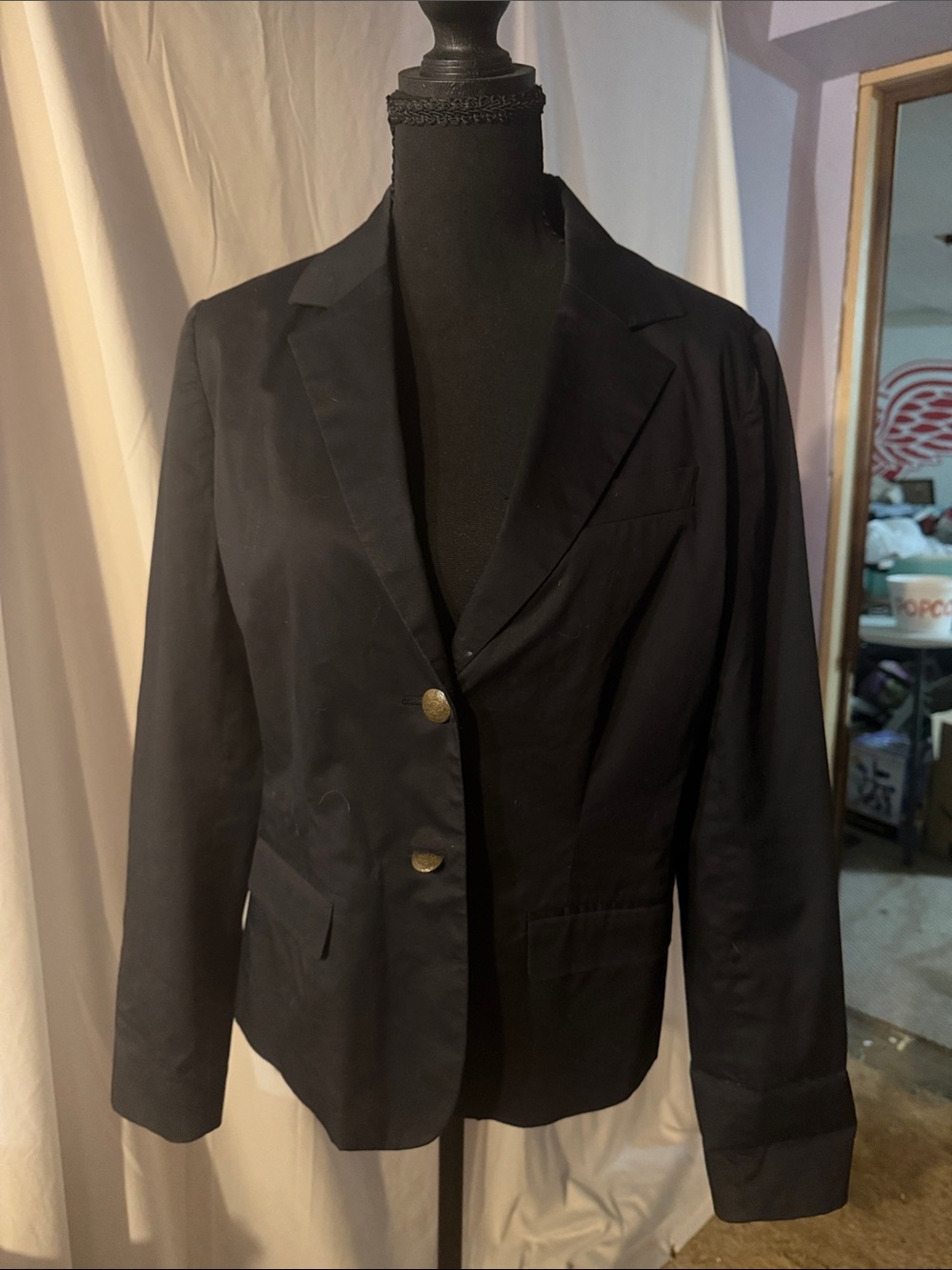 Apt. 9 Navy Two-Button Classic Blazer